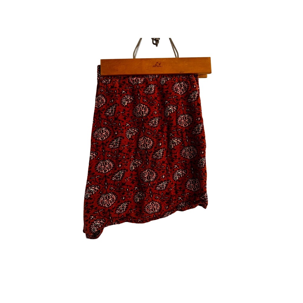 Madewell Women's Orange Floral Print Viscose Lounge Shorts XL - Picture 3 of 6